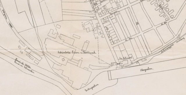 Lageplan PSK 1925